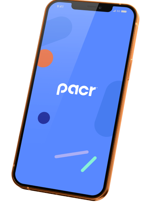 Pacr app on mobile